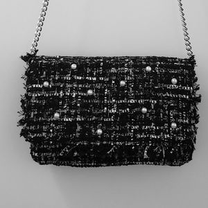 NWOT Tweed Crossbody
